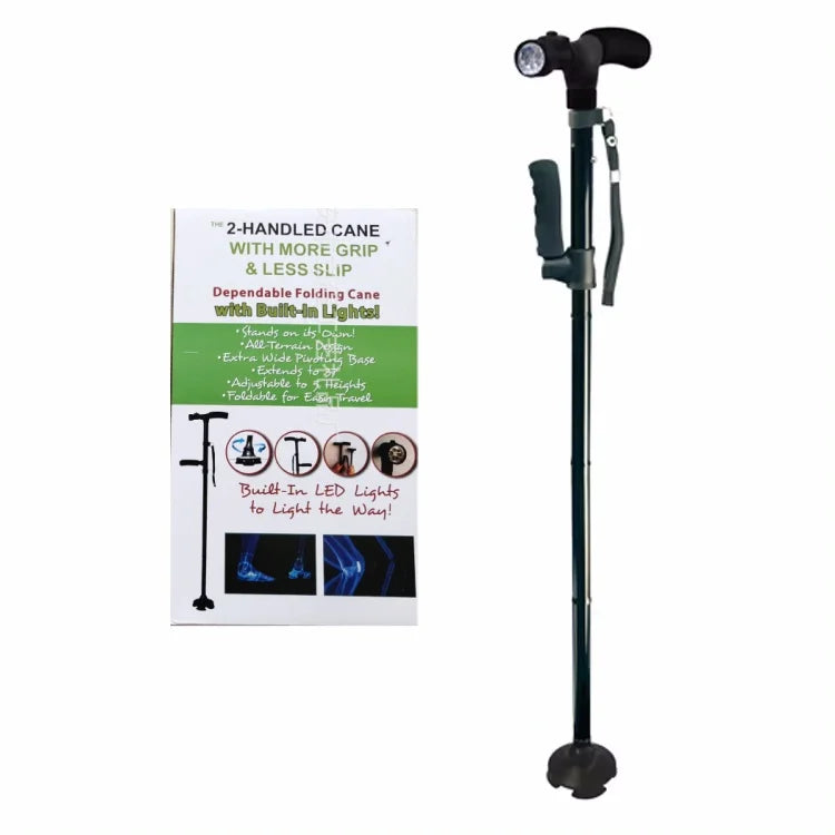 Guangdong Folding Walking Cane With LED Light Aluminum