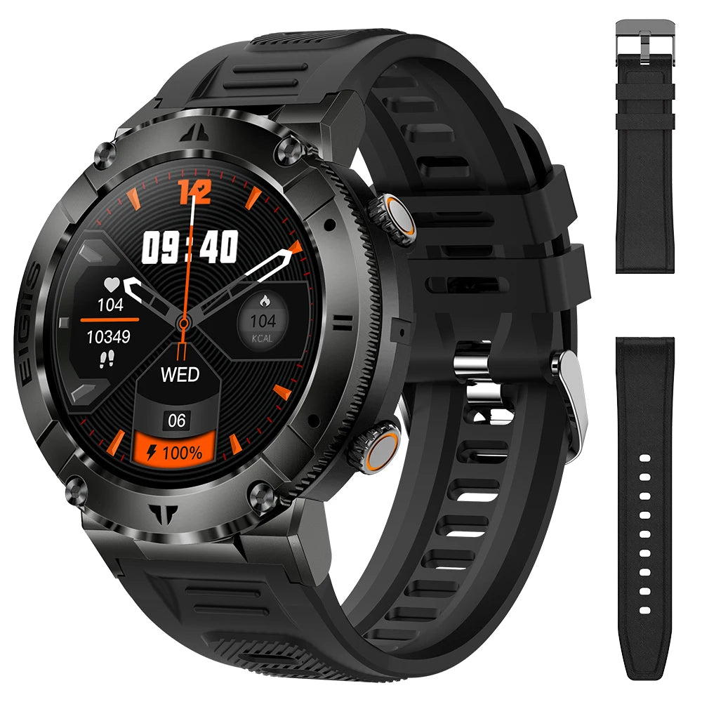LaNikar Smartwatch Men TFT Display Bluetooth Call Blood Pressure