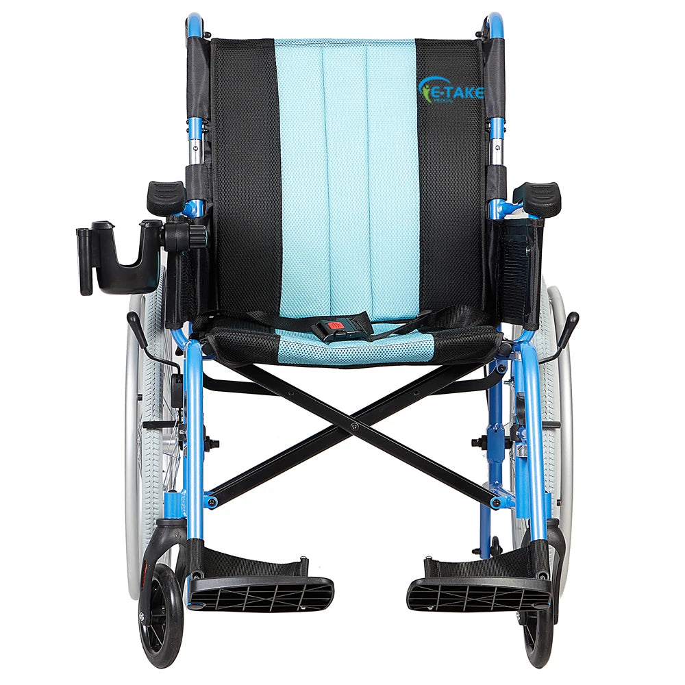 YUXINFolded Ultra Lightweight Magnesium Wheelchair