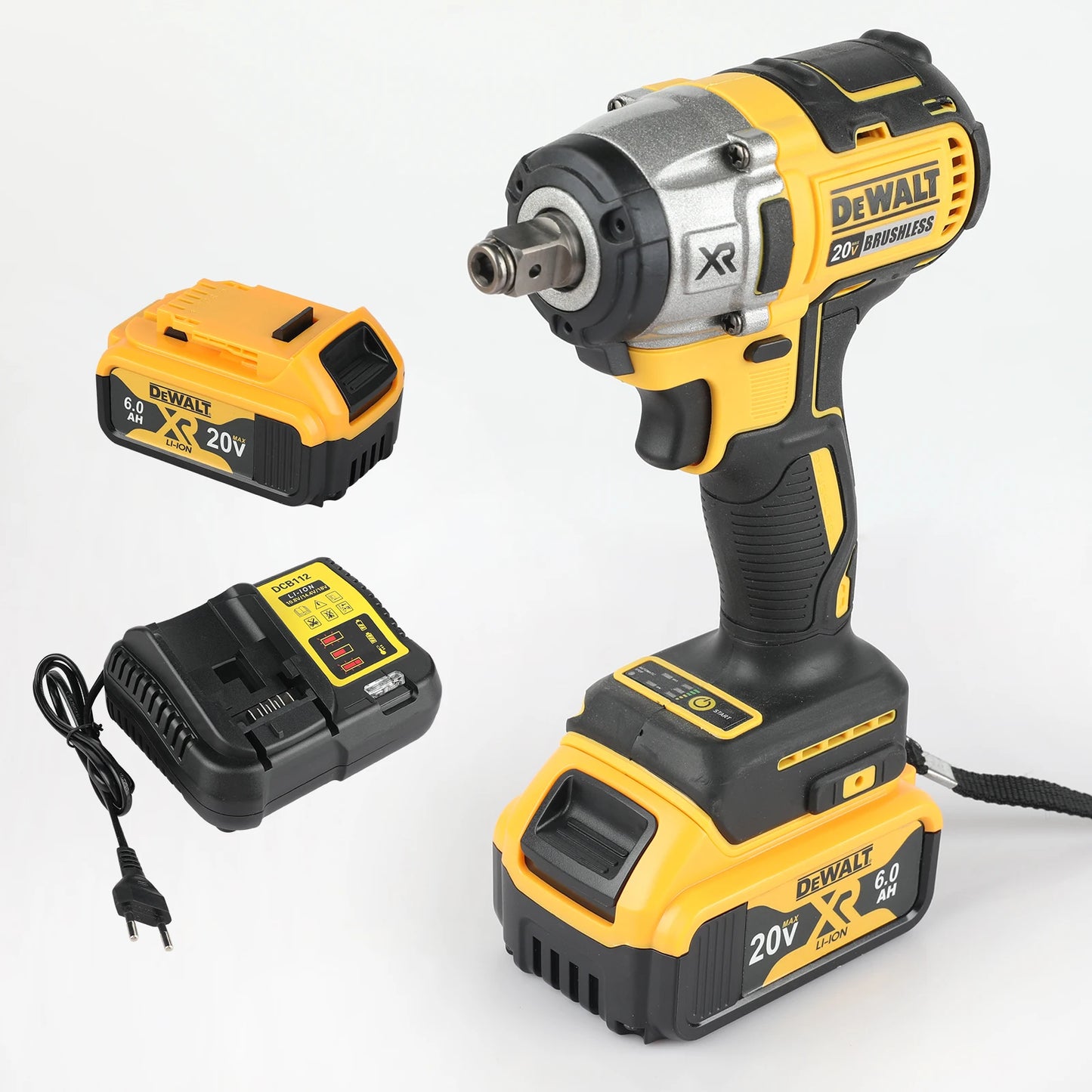 Dewalt DCF880 20V Max XR Brushless Cordless Impact Wrench - 205N·m Torque, Multifunctional Portable Tool