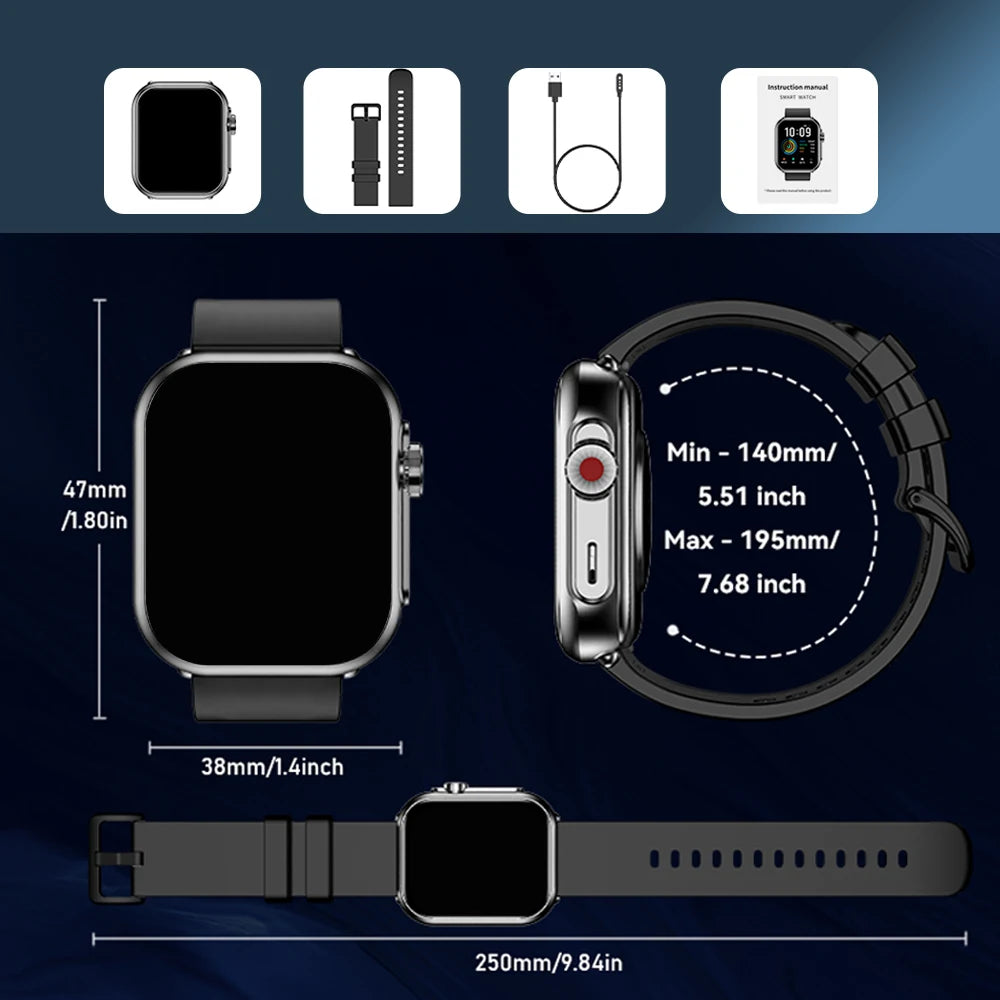 SENBONO Smart Watch IP68 Waterproof Fitness Tracker 1000mAh