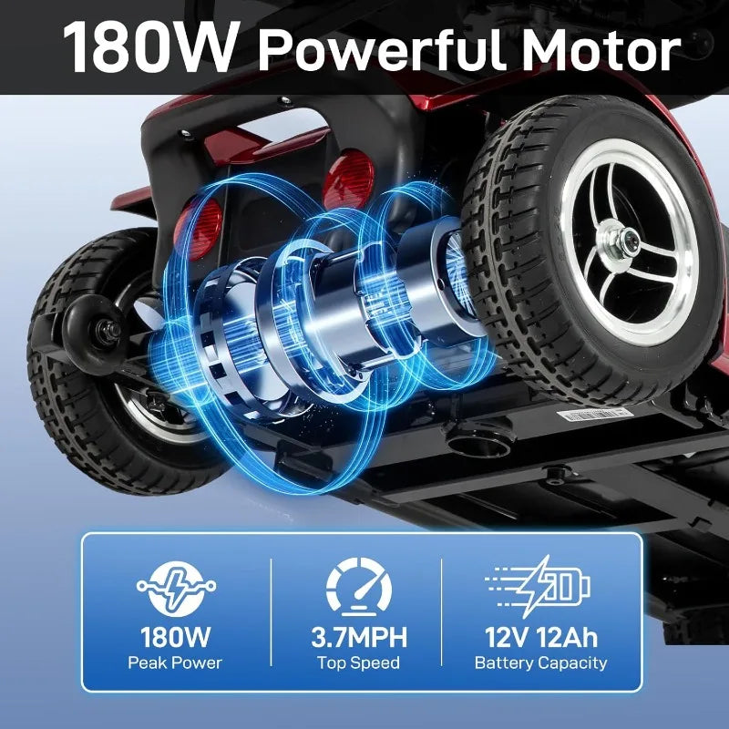 Hign-concerned Heavy Duty Power Scooter for Adults