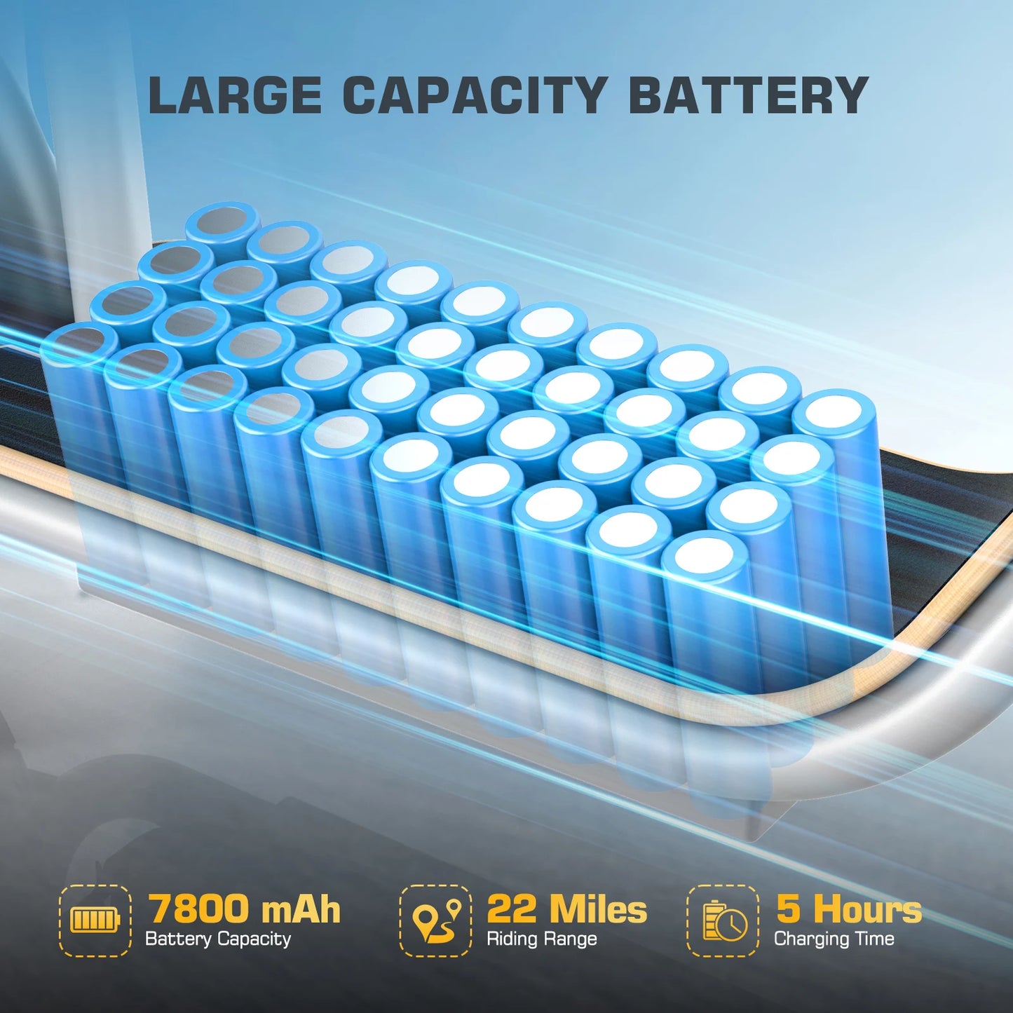 CAROMA Folding Electric Scooter With Seat For Commuting
