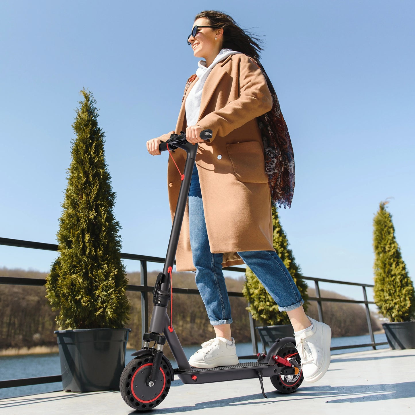 HEZZO G20 Electric Scooter With Front And Rear Suspension