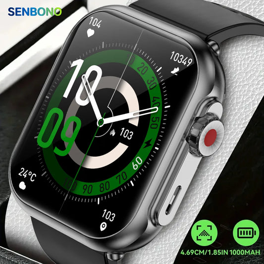 SENBONO Smart Watch IP68 Waterproof Fitness Tracker 1000mAh