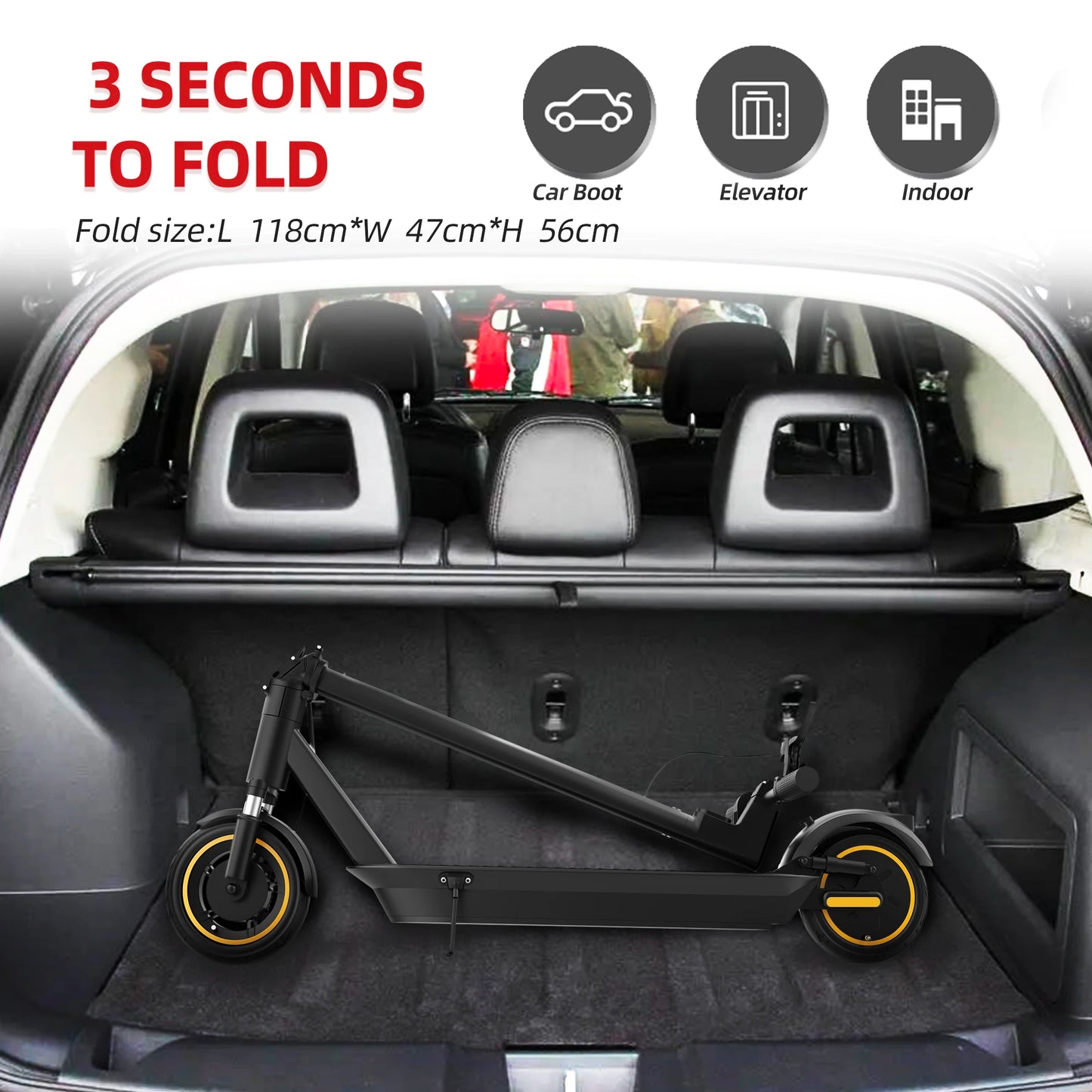 AOVOPRO ESMAX 500W Electric Scooter Folding Commuter