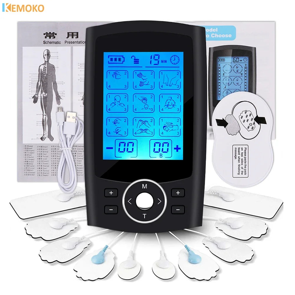 Electronic EMS Tens Unit Muscle Stimulator With 36 Modes For Body Massage