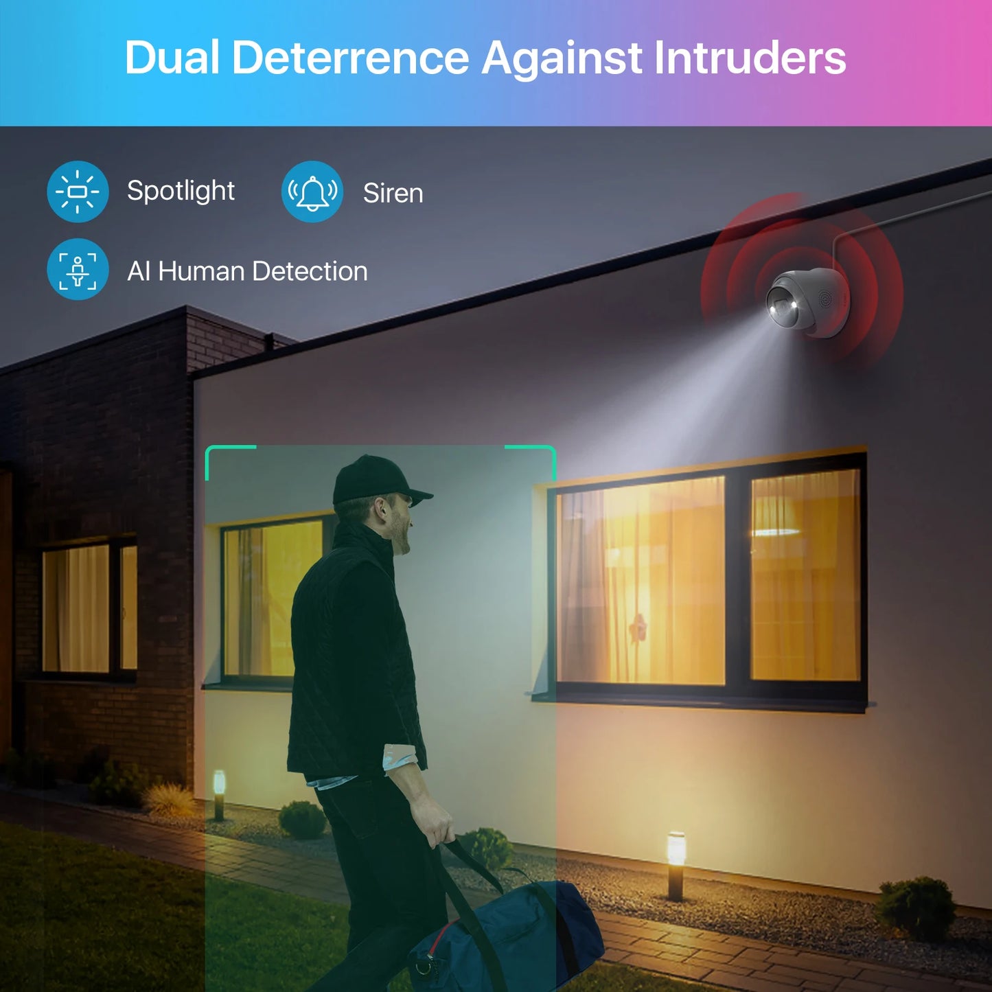 ZOSI 4K PoE IP Camera H.265+ 8MP 5MP HDR Add-on Camera AI Human Detect 100ft Night Vision IP66 Outdoor Video Surveillance Camera