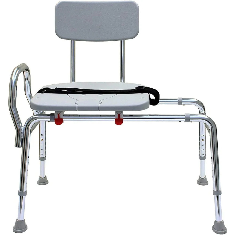 Adjustable Sliding Shower Transfer Bench Anti Slip Tub Seat