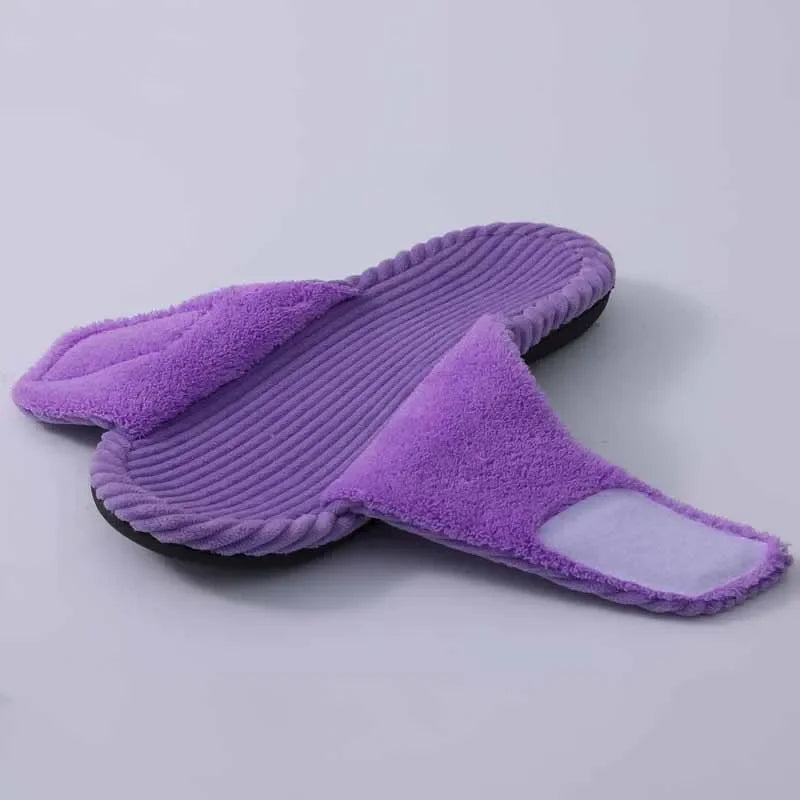 Spa Women's Fuzzy Faux Fur Slippers With Memory Foam Comfort