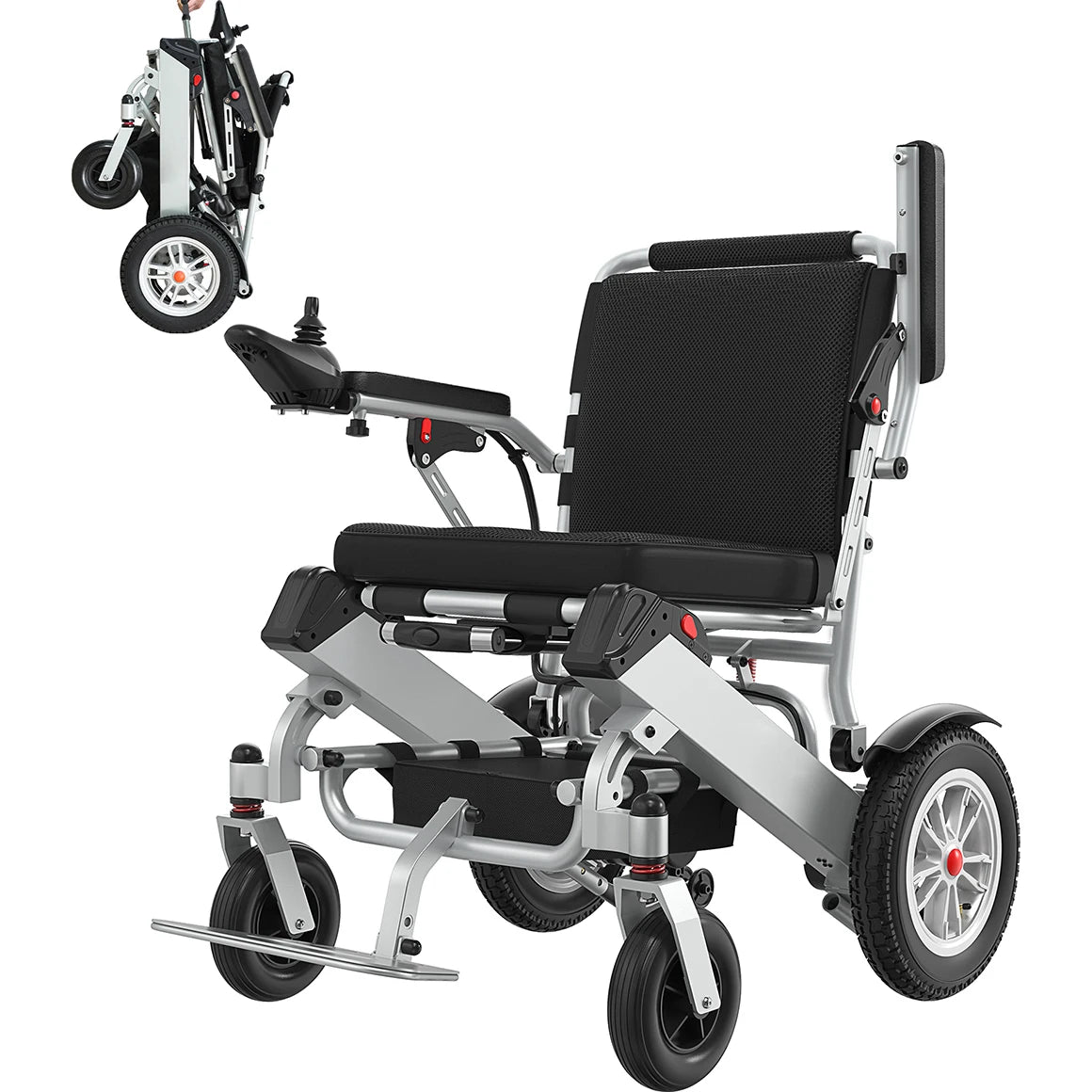 Maidesite Folding Electric Wheelchair For Adults Compact