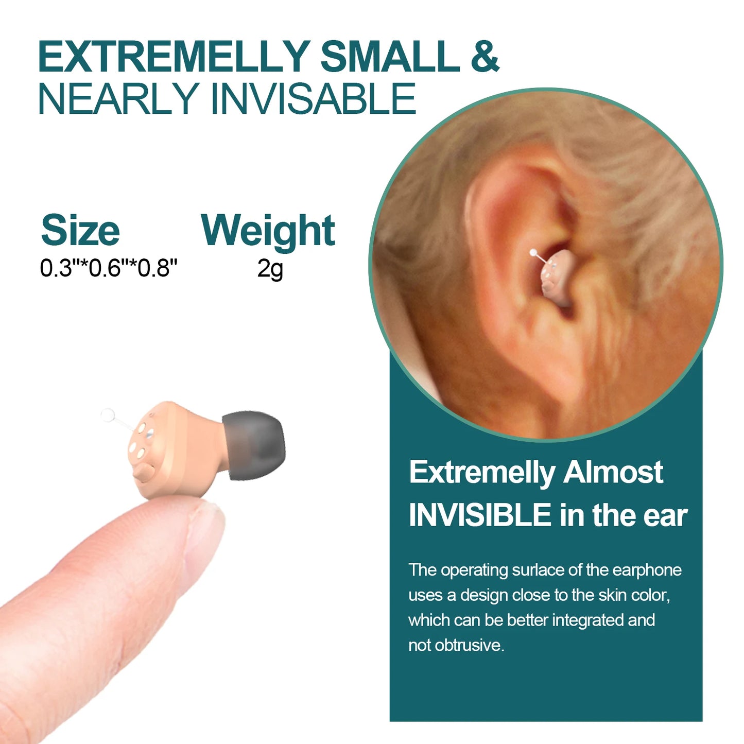 Hign-concerned Rechargeable Hearing Aids In Ear Enhancer