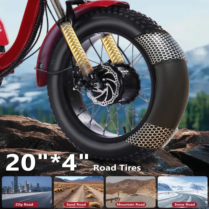 BROOBEY E Tricycle Folding Electric Trike With Battery