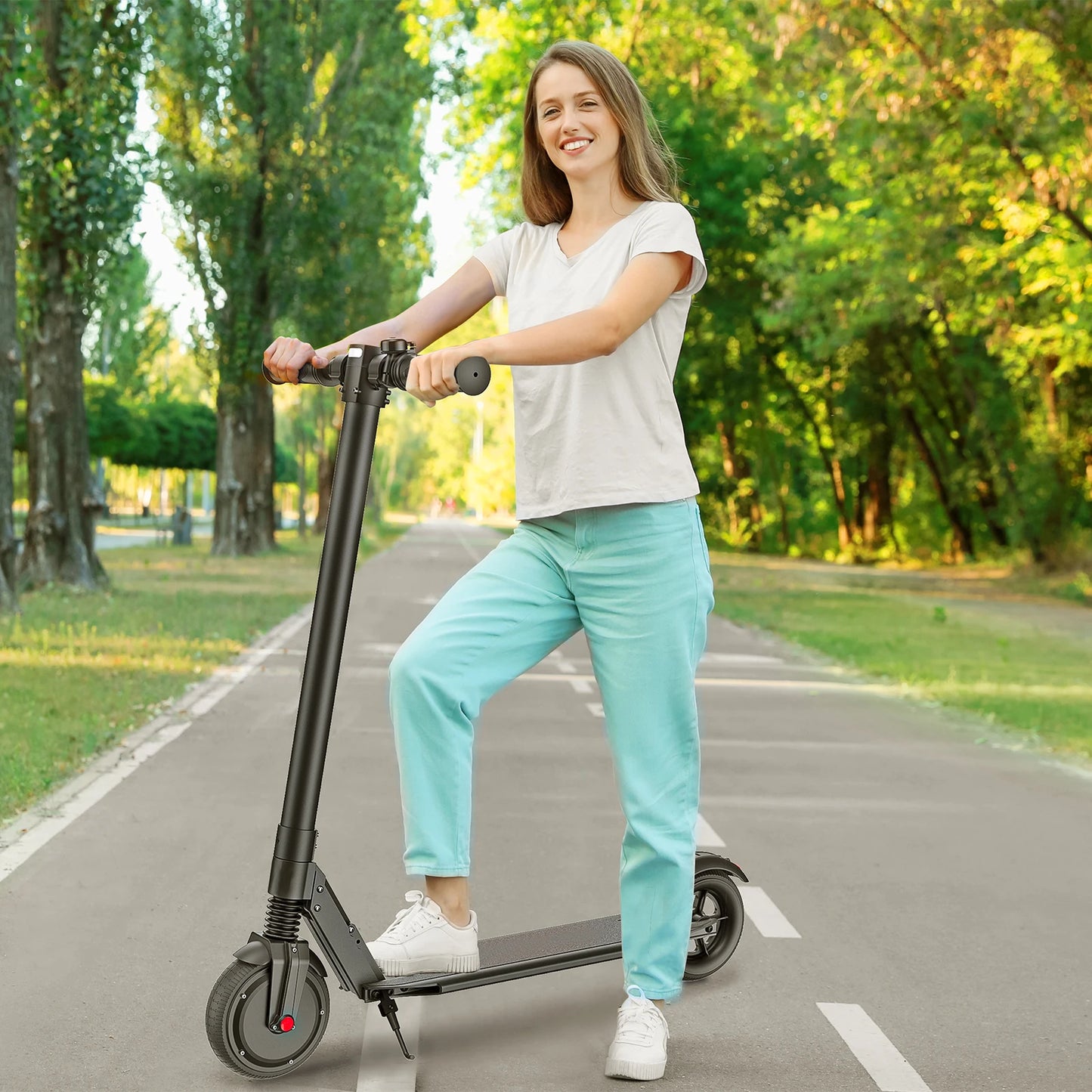 Caroma Folding Electric Scooter With Cruise Control