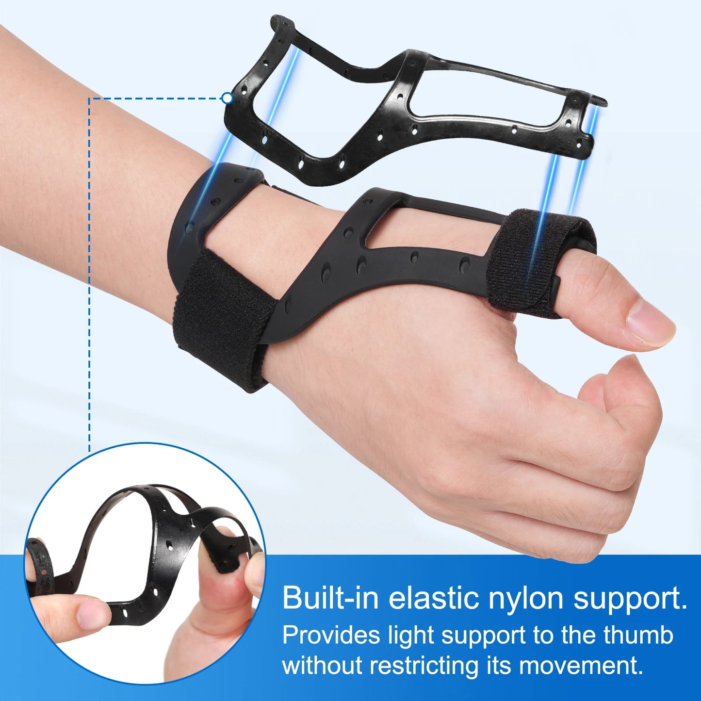 VELPEAU Silicone Thumb Brace For Tendonitis And Arthritis