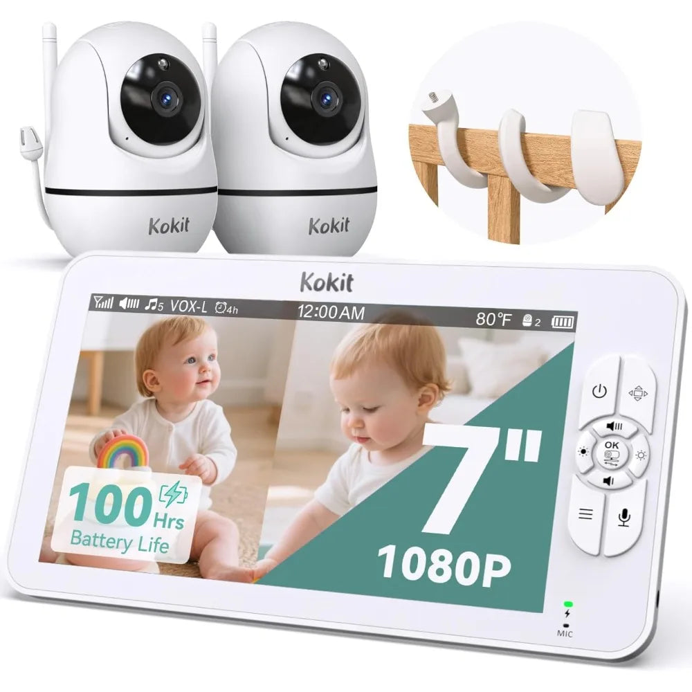 Kankeirr KK702 1080P Full HD Split-Screen Baby Monitor