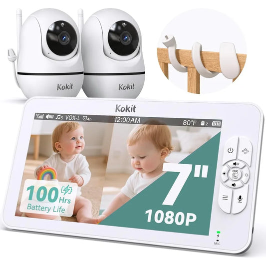 Kankeirr KK702 1080P Full HD Split-Screen Baby Monitor