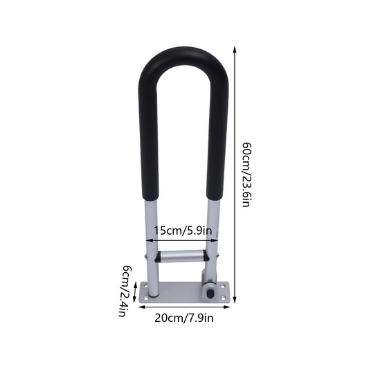 Foldable Toilet Safety Rail for Elderly and Disabled