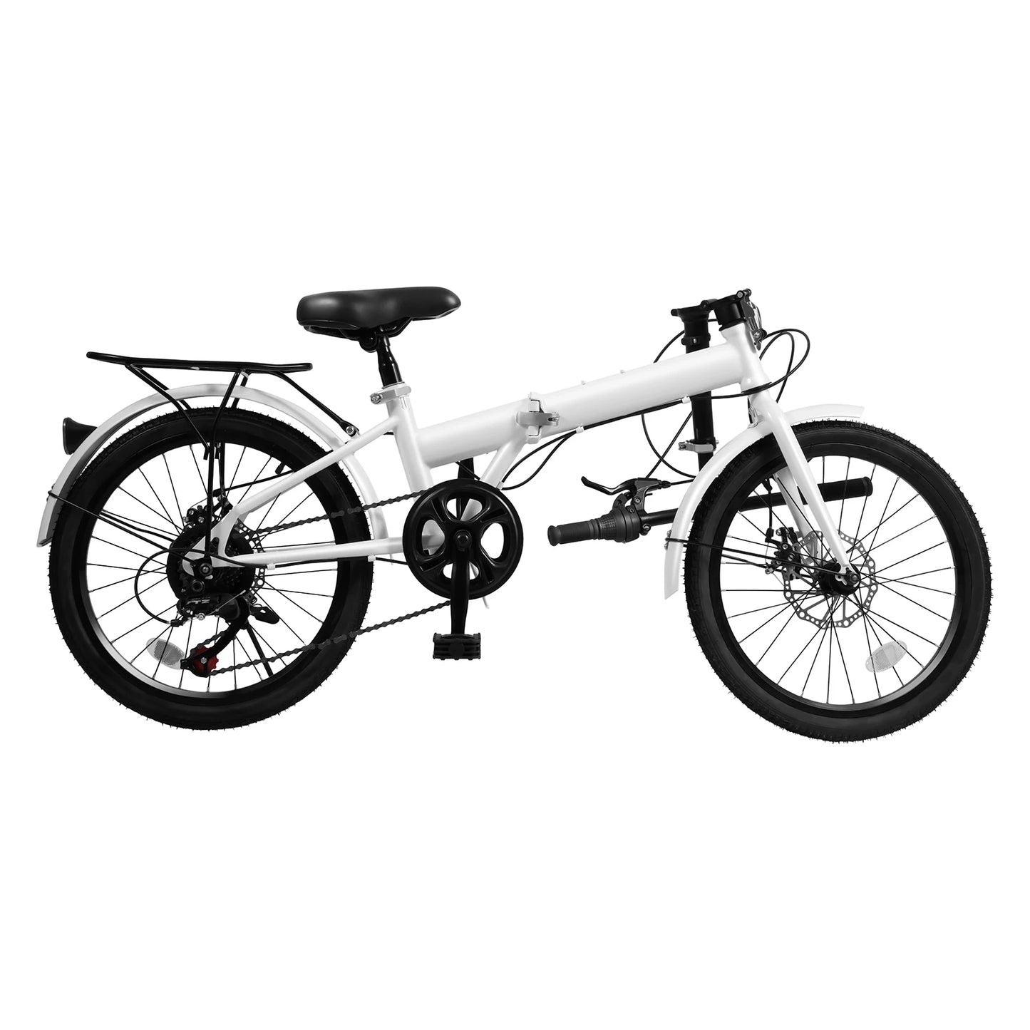 20 Inch Folding City Bike 7 Speed Lightweight for Adults
