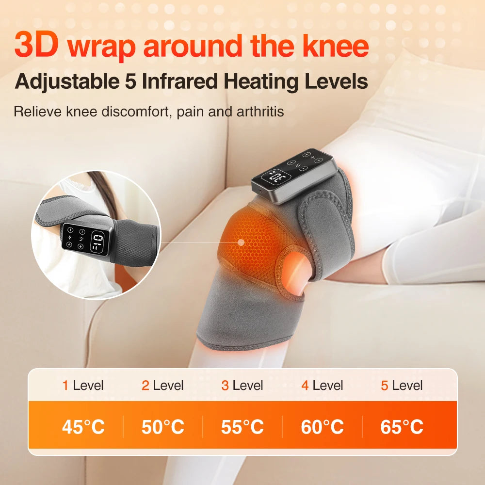 Agdoad Electric Knee Shoulder Elbow Massager With Hot Compress