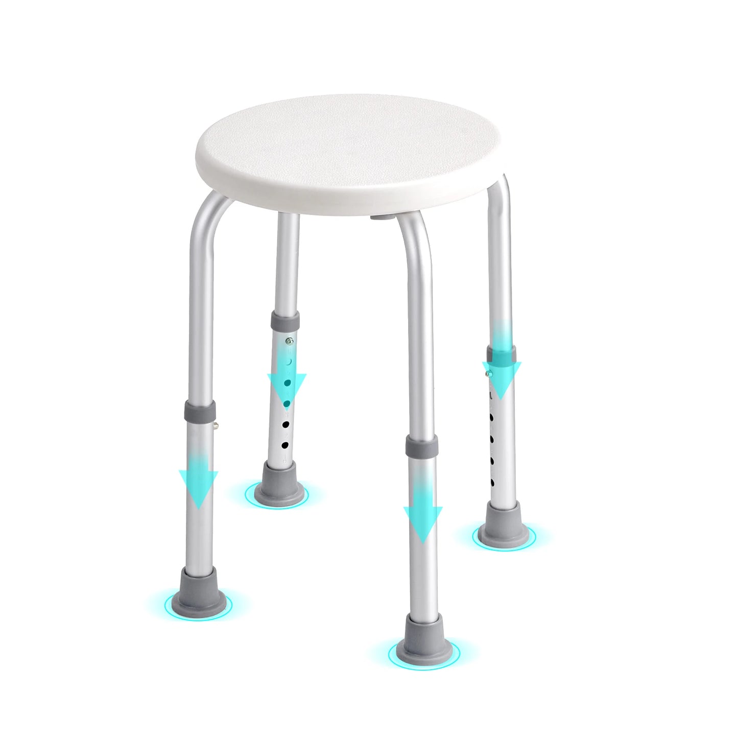 Shower Chair For Inside Shower Adjustable Height Non Slip Elderly