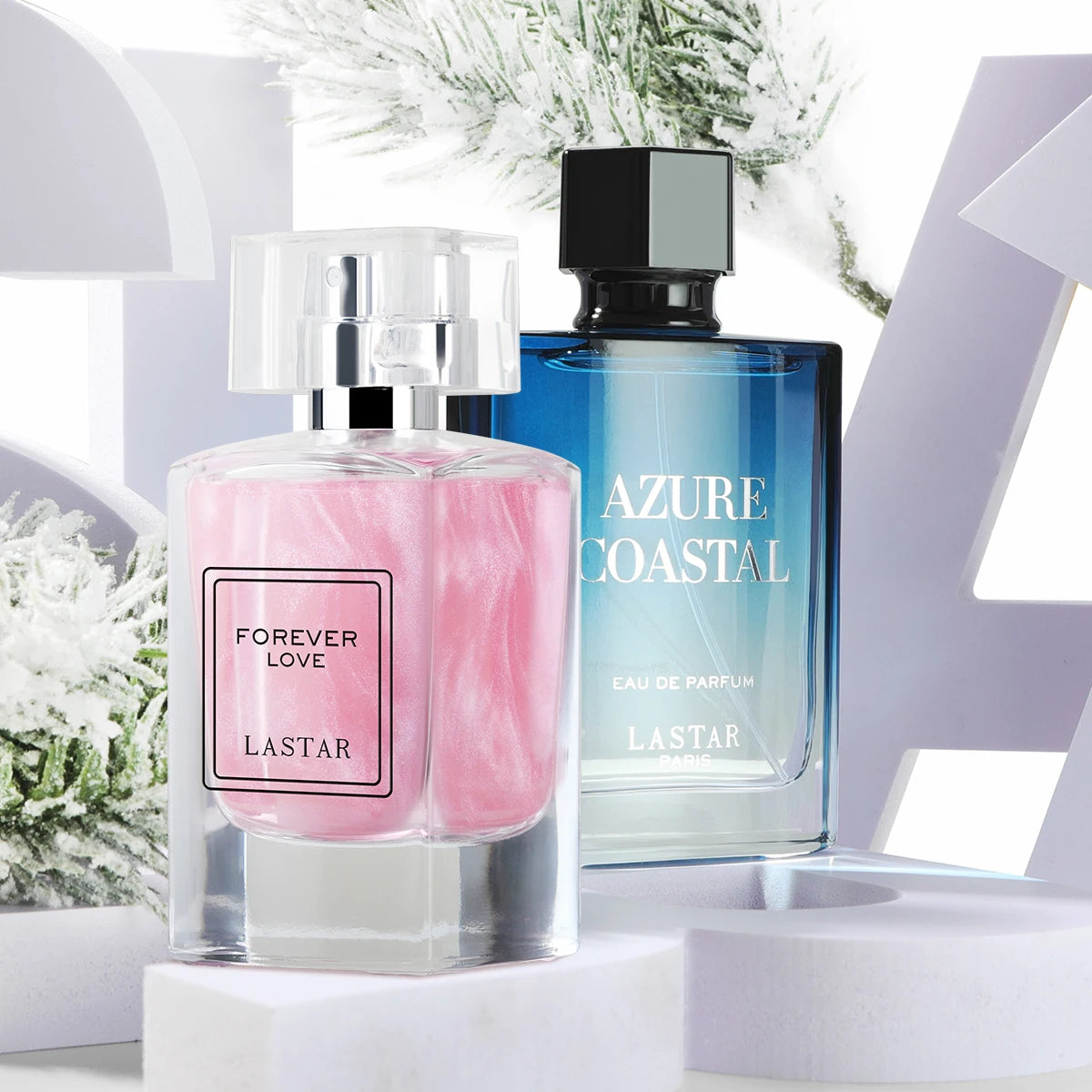 LASTAR Unisex Perfume Set Jasmine Cedar Long Lasting Fragrance