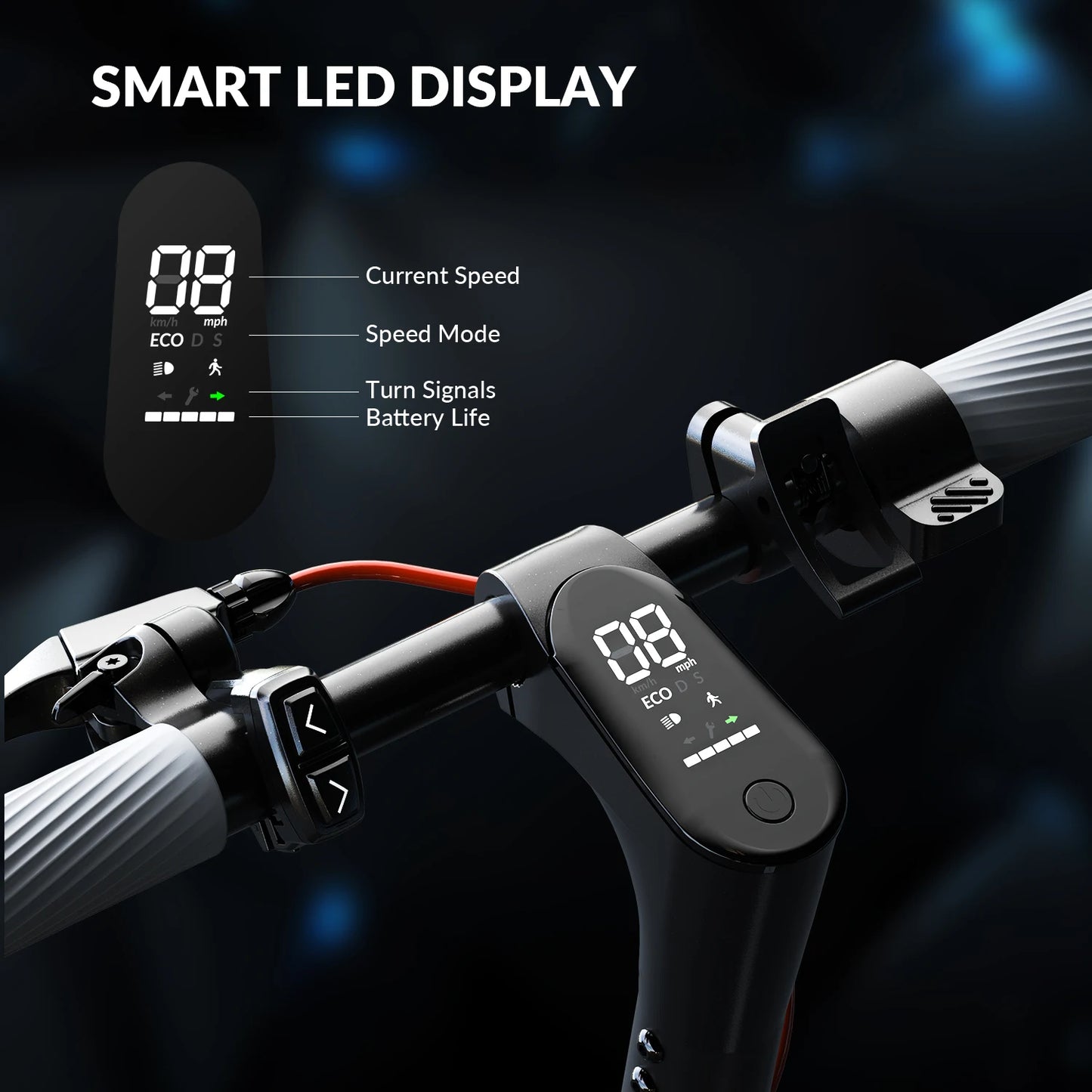 5TH WHEEL A16lite Electric Scooter For Adults 18 MPH Range