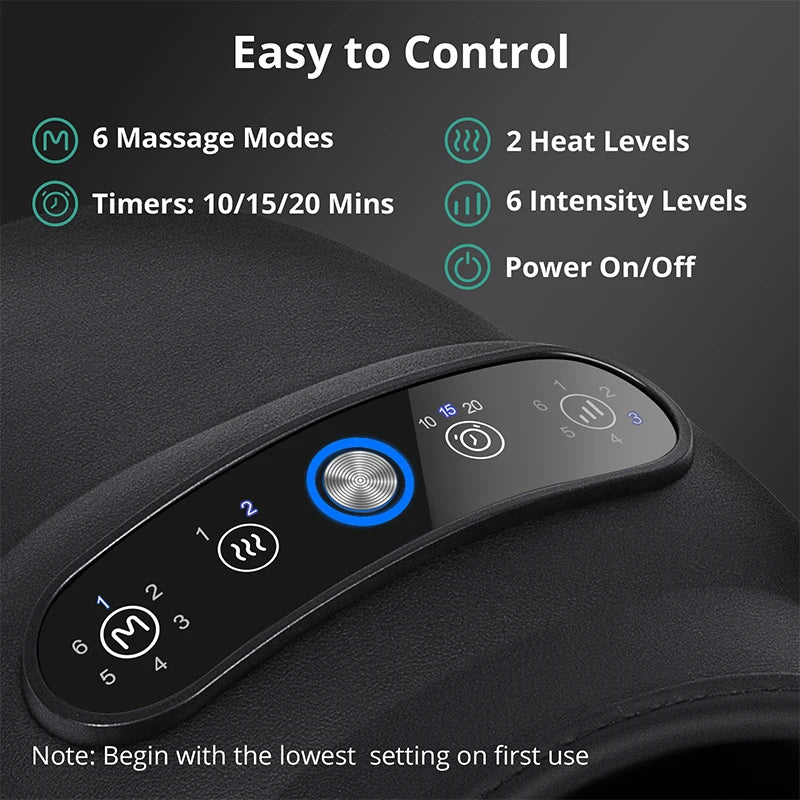 Medcursor Wireless Hand Massager With Palm Acupoint Air Compression