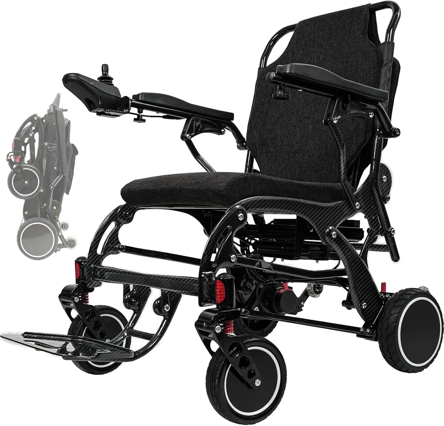 Maidesite Carbon Fiber Electric Wheelchair Foldable