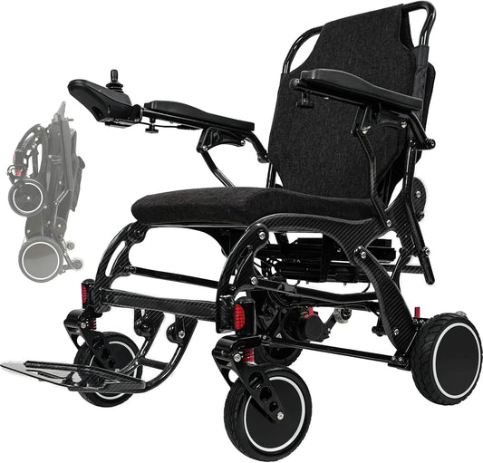 Maidesite Carbon Fiber Electric Wheelchair Foldable