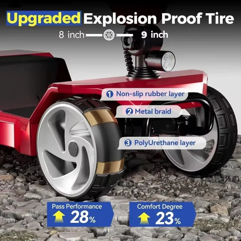 Hign-concerned Folding Mobility Scooter For Adults With Seat