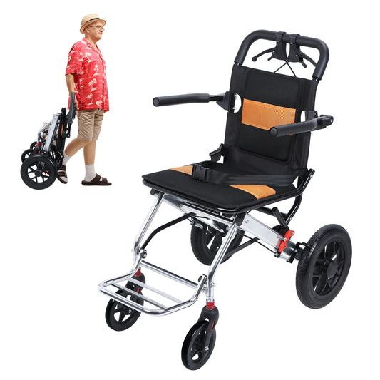 Origin Lightweight Foldable Wheelchair With Handbrake