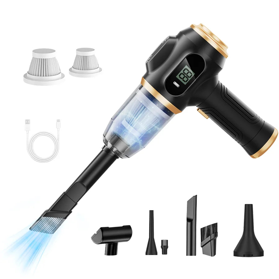 Cordless Handheld Vacuum Cleaner Suction Vacuum Cleaner Can Absorb Dust Debris Pet Hair Multi-functional Household Car