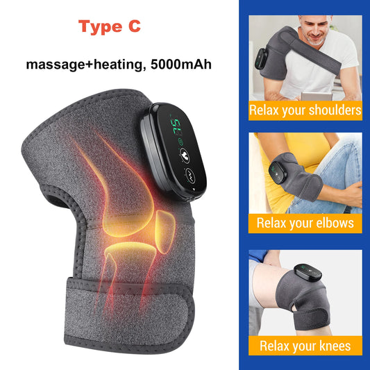 DeMoce Electric Heating Shoulder Brace Wrap Massager