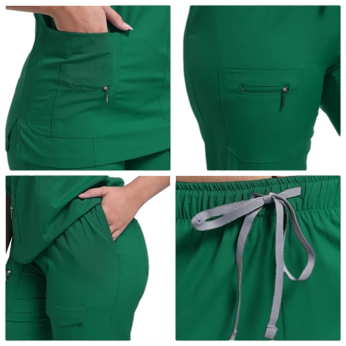 MERTRAWCN Women Surgical Scrubs Set Medical Uniform