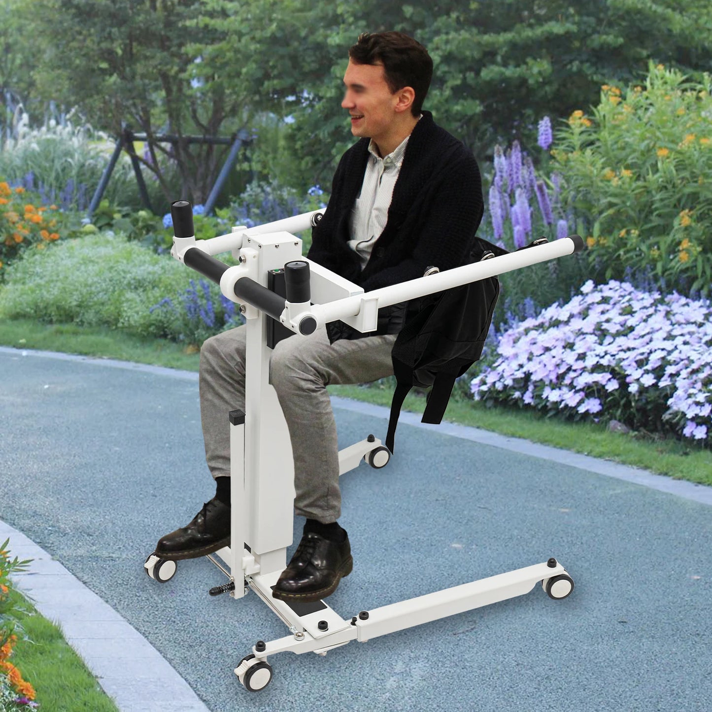 Bymaocar 90W Electric Transfer Lift Wheelchair Hoyer Lift