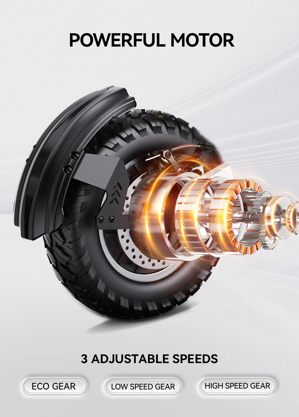 OOTD T10 Electric Scooter 900W Peak Power 48V Battery