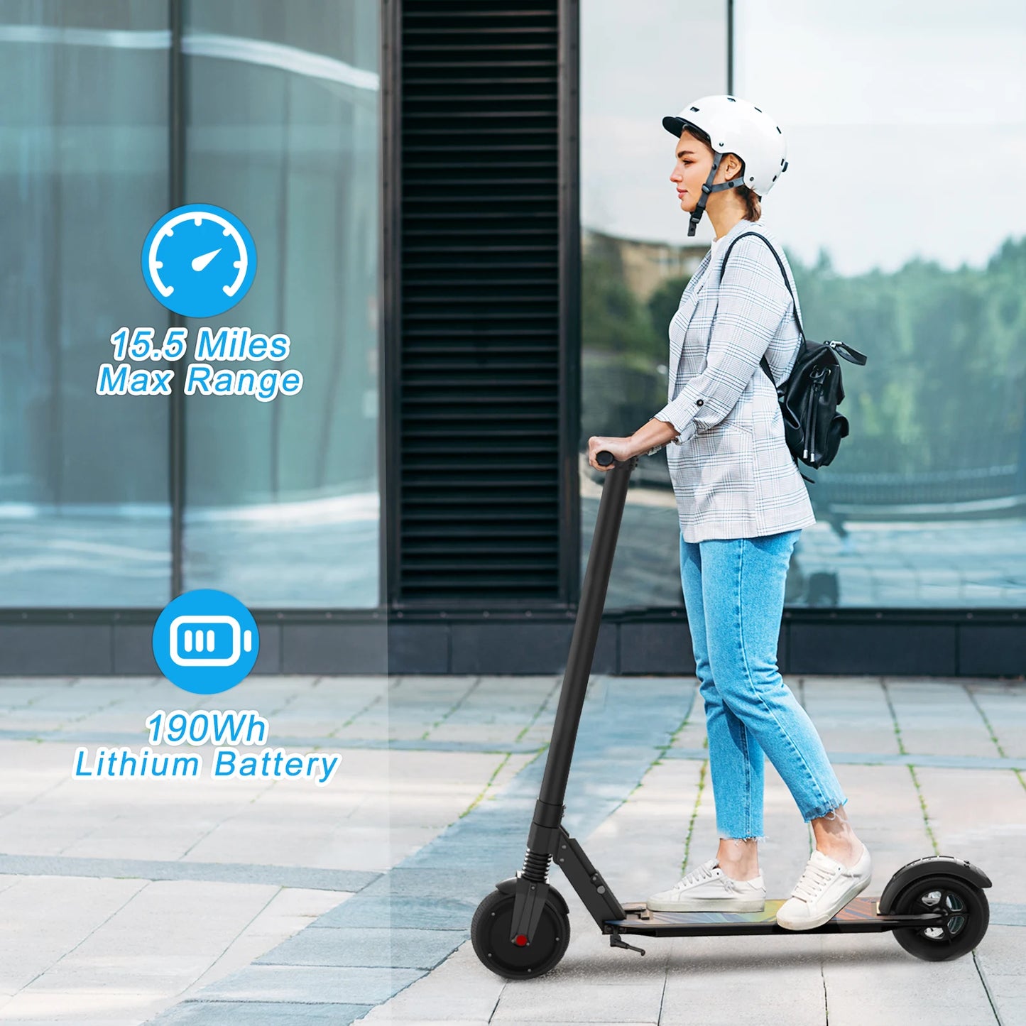Caroma Folding Electric Scooter With Cruise Control