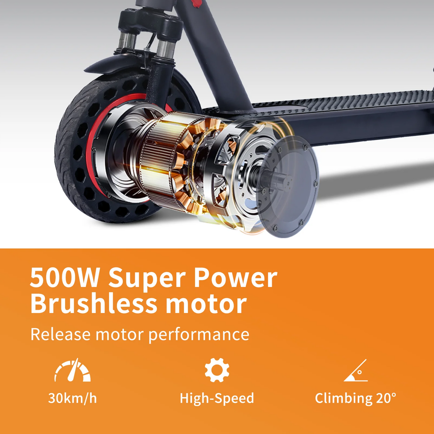 HEZZO G20 Electric Scooter 650W F/R Suspension 10inch 18.6mph for Adults US Stock UL2849 1 Year Warranty E-scooter