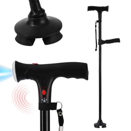 AnhuiChoice Lightweight Folding Walking Cane With T Handle