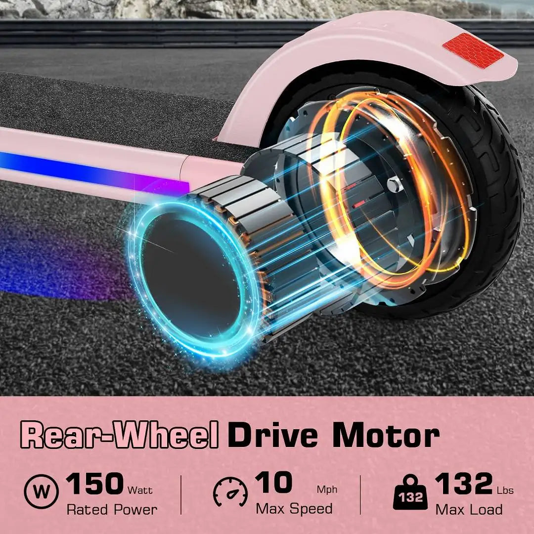 Caromac Electric Kids Scooter 150W Foldable LED Display