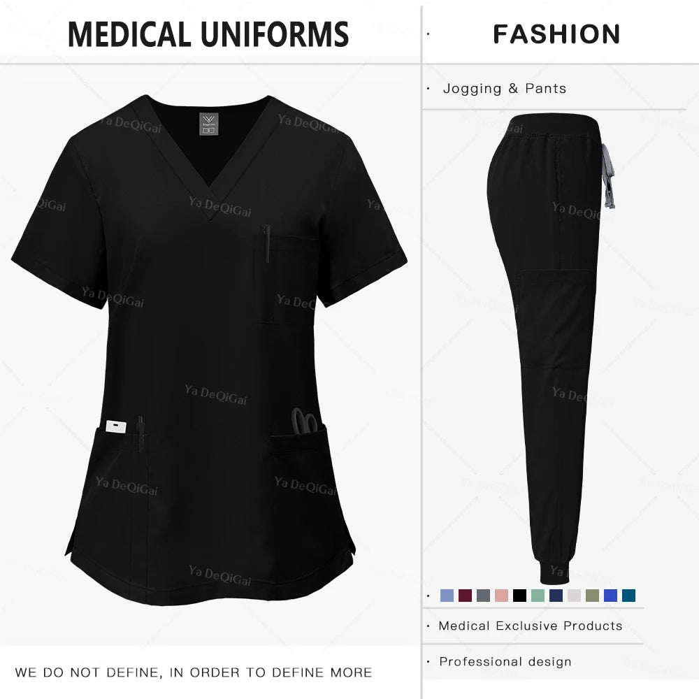 Ya DeQiGai Clinical Scrubs Set For Medical Professionals