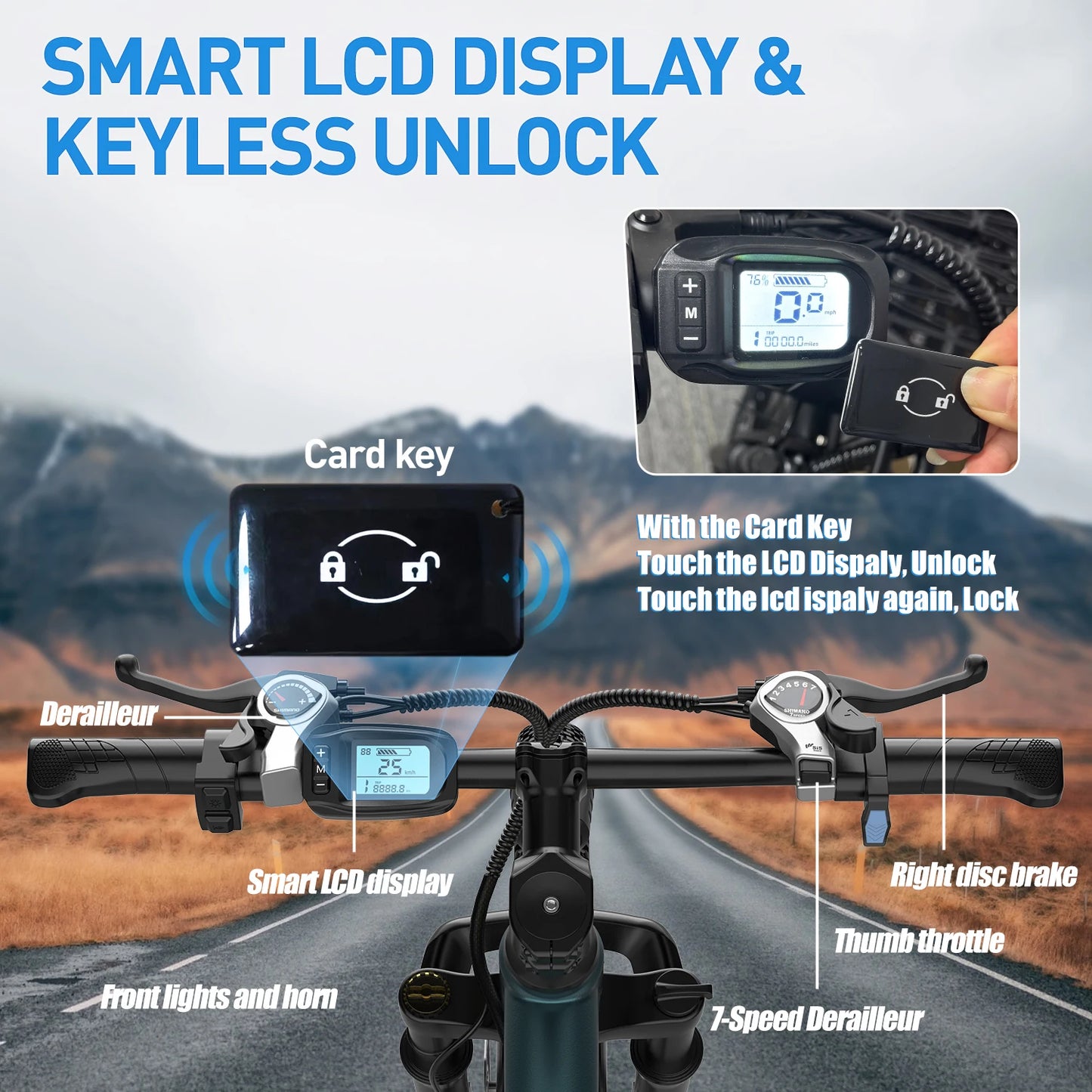 Origin Electric Mountain Bike 36V 500W Motor 21 Speed Ebike