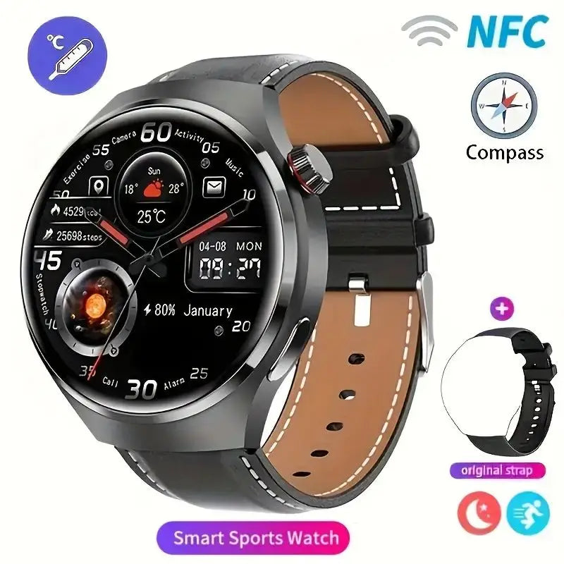 MT26 HD Bluetooth NFC Smart Watch Health Monitoring