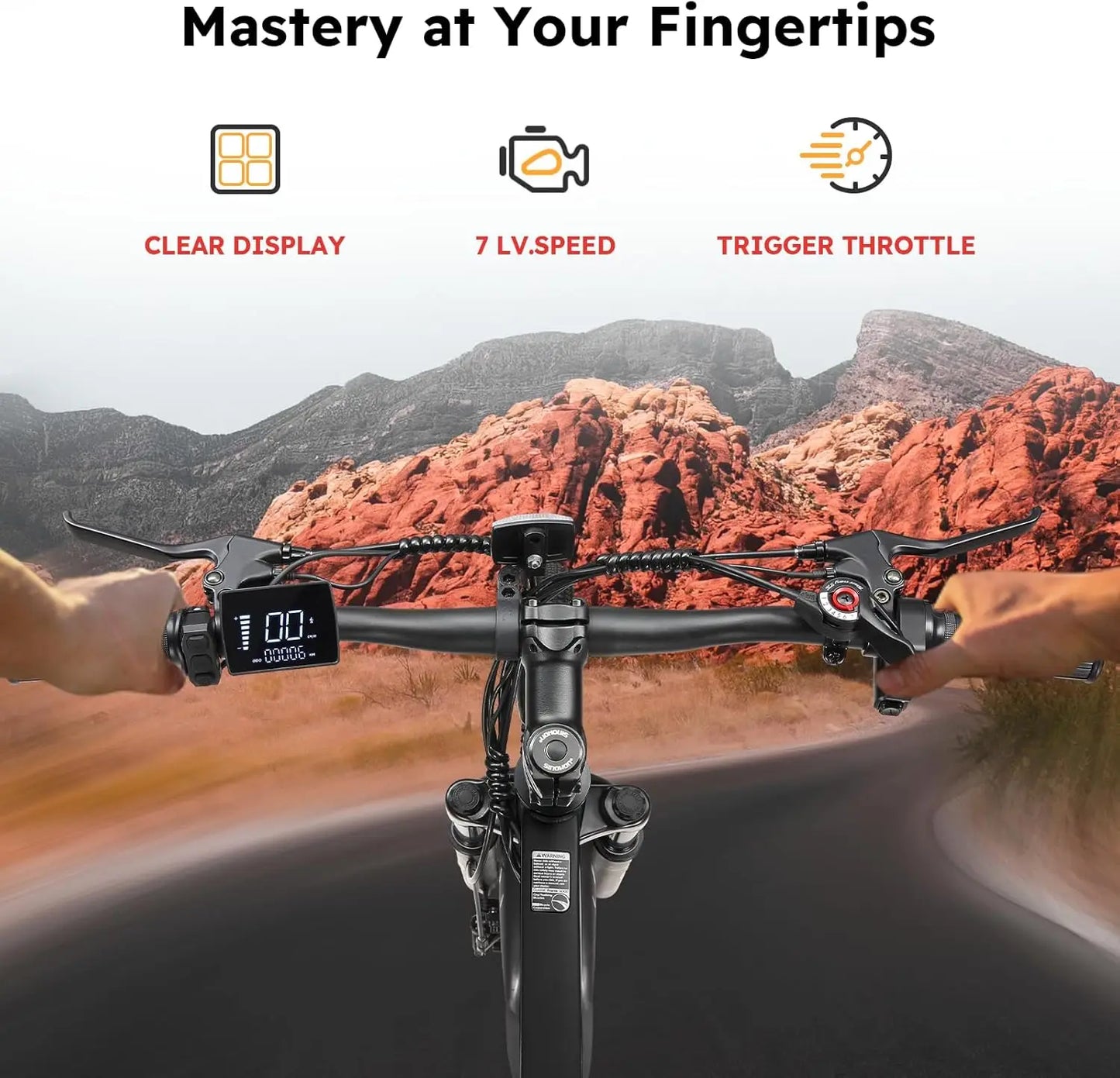 Max Speed EM200 Electric Bike 500W Brushless Motor