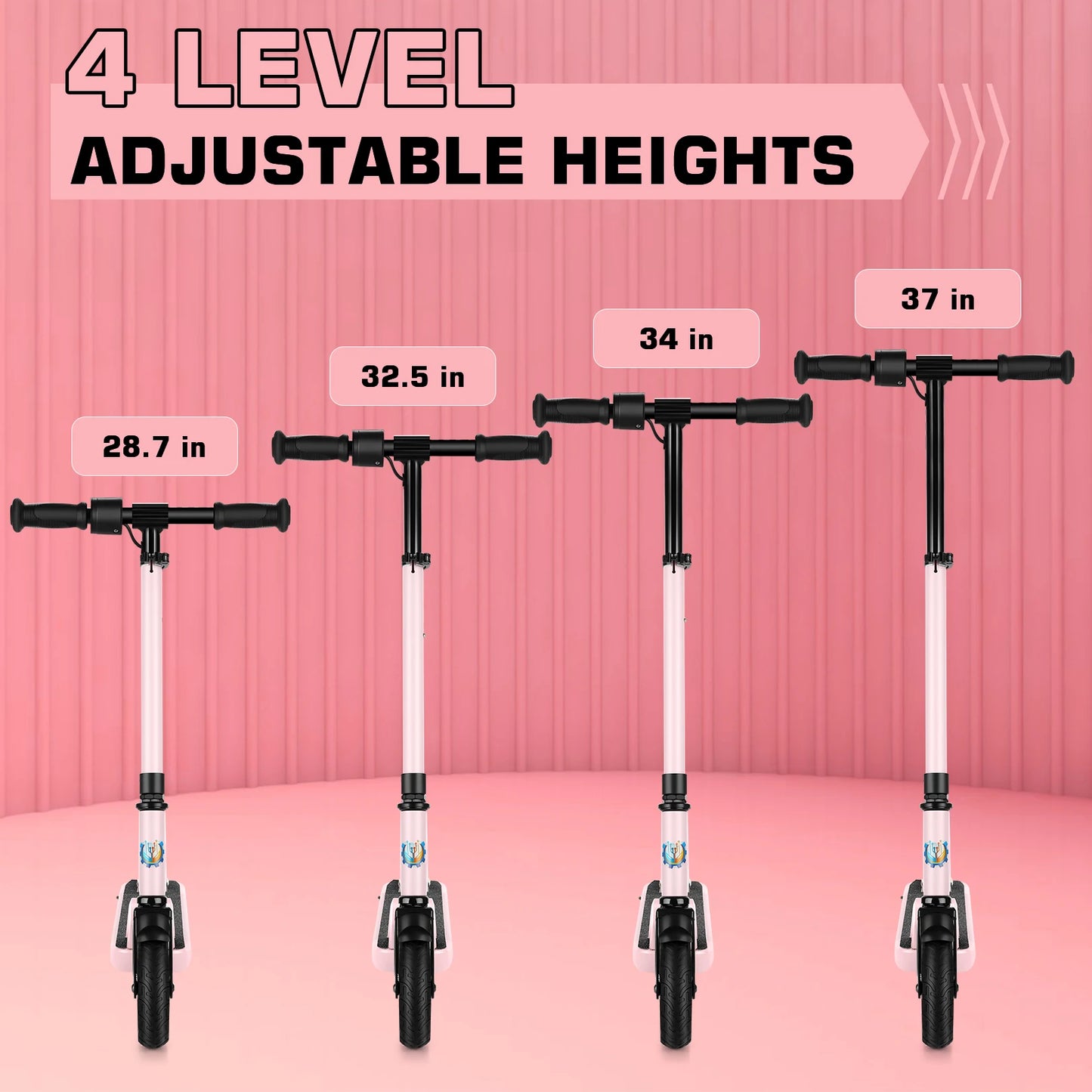 Caromac Electric Kids Scooter 150W Foldable LED Display