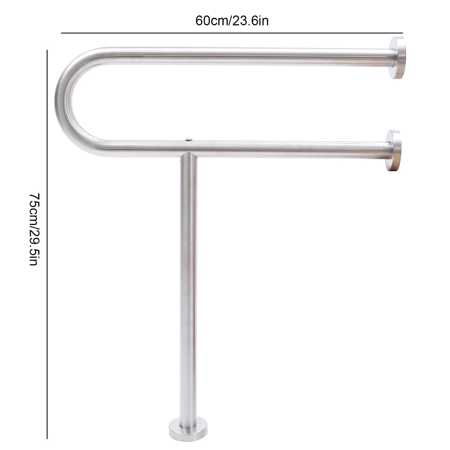 Stainless Steel Toilet Safety Rail Shower Assist Handrail For Elderly