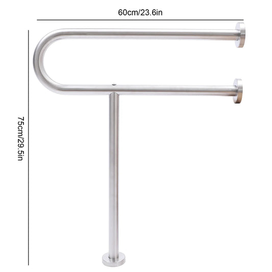 Stainless Steel Toilet Safety Rail Shower Assist Handrail For Elderly