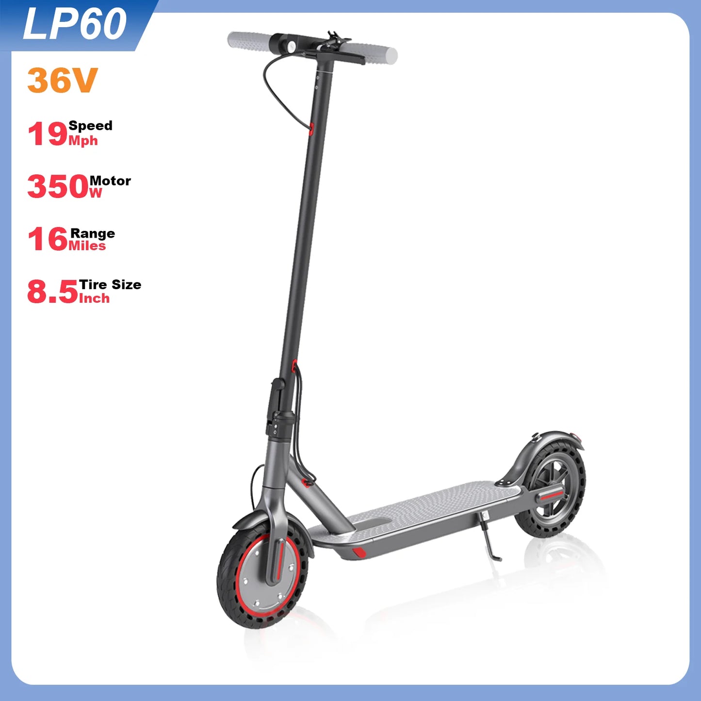 AOVOPRO LP60 Electric Scooter 19 Mph 350W Foldable