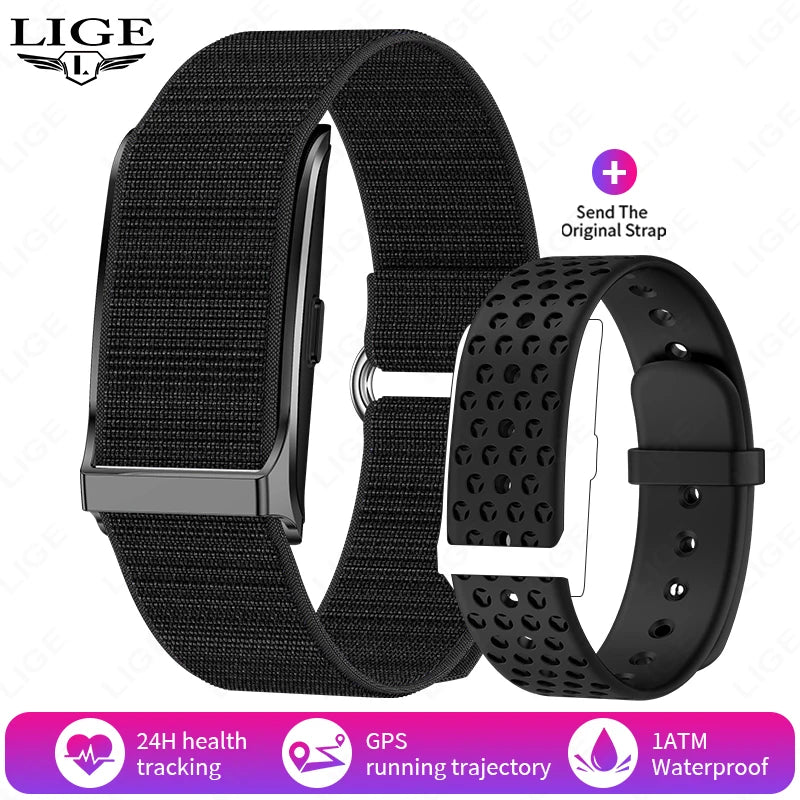 LIGE No Screen Design Smartband Sleep Health Tracking